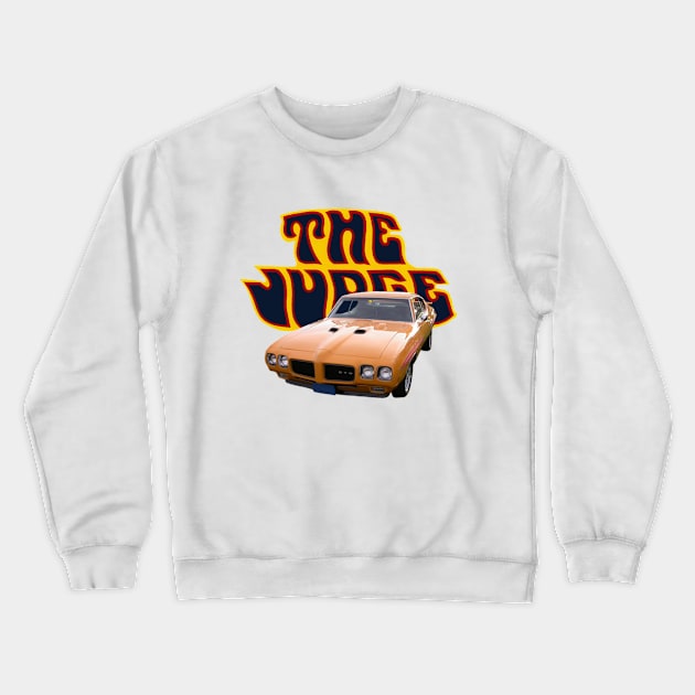 1970 Pontiac GTO Judge Crewneck Sweatshirt by Permages LLC